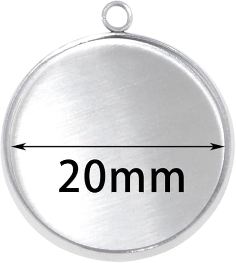 20 Pieces Stainless Steel Roun - Resin Art Store 评论和价格