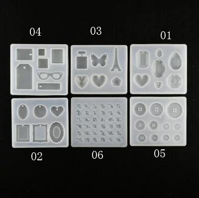 6 Designs Silicone Resin Mold  - Resin Art Alphabet 评论和价格