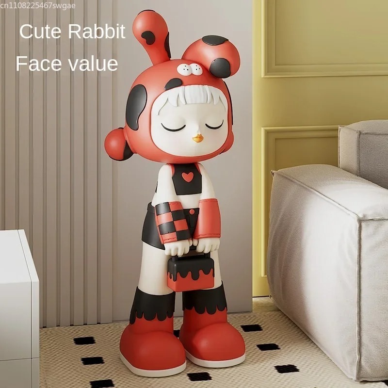 Art Cartoon Girl Statue Indoor - Resin Art Store 评论和价格