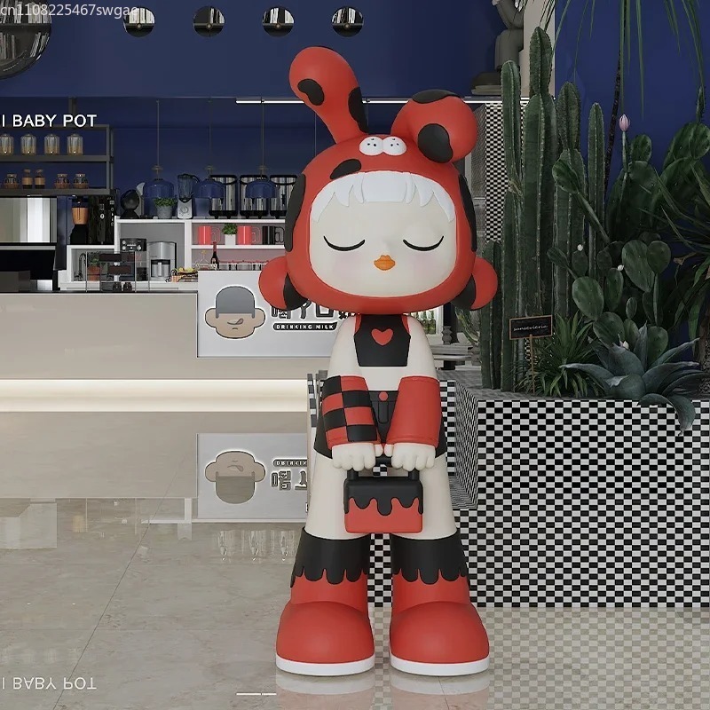 Art Cartoon Girl Statue Indoor - Resin Art Store 评论和价格