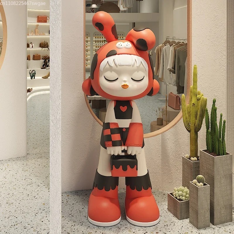Art Cartoon Girl Statue Indoor - Resin Art Store 评论和价格