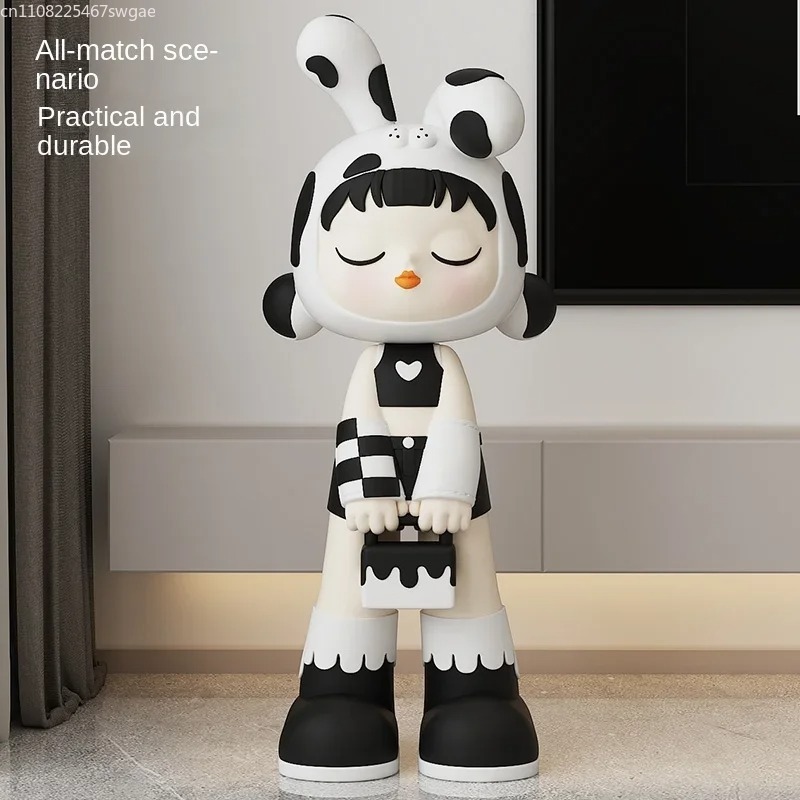 Art Cartoon Girl Statue Indoor - Resin Art Store 评论和价格