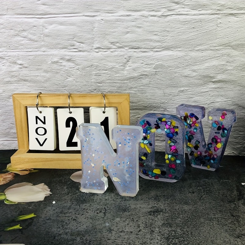 Large Silicone Molds for Casti - Resin Art Alphabet 评论和价格