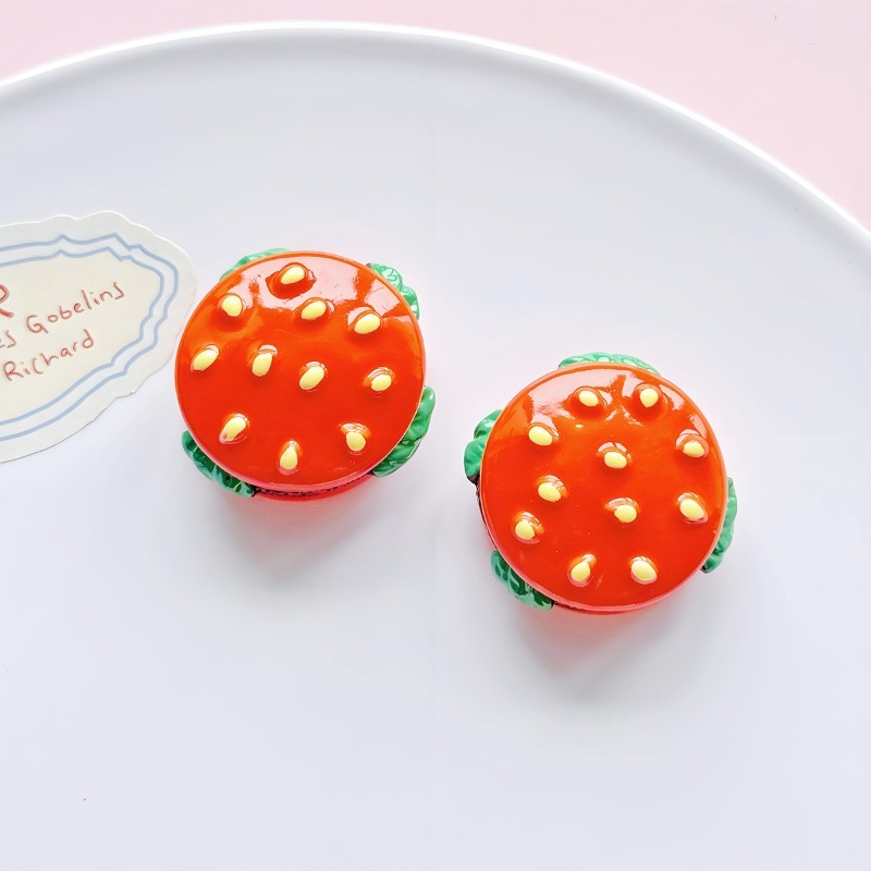 Cartoon 3D Burger Fries Resin  - Resin Art Beach Theme 评论和价格