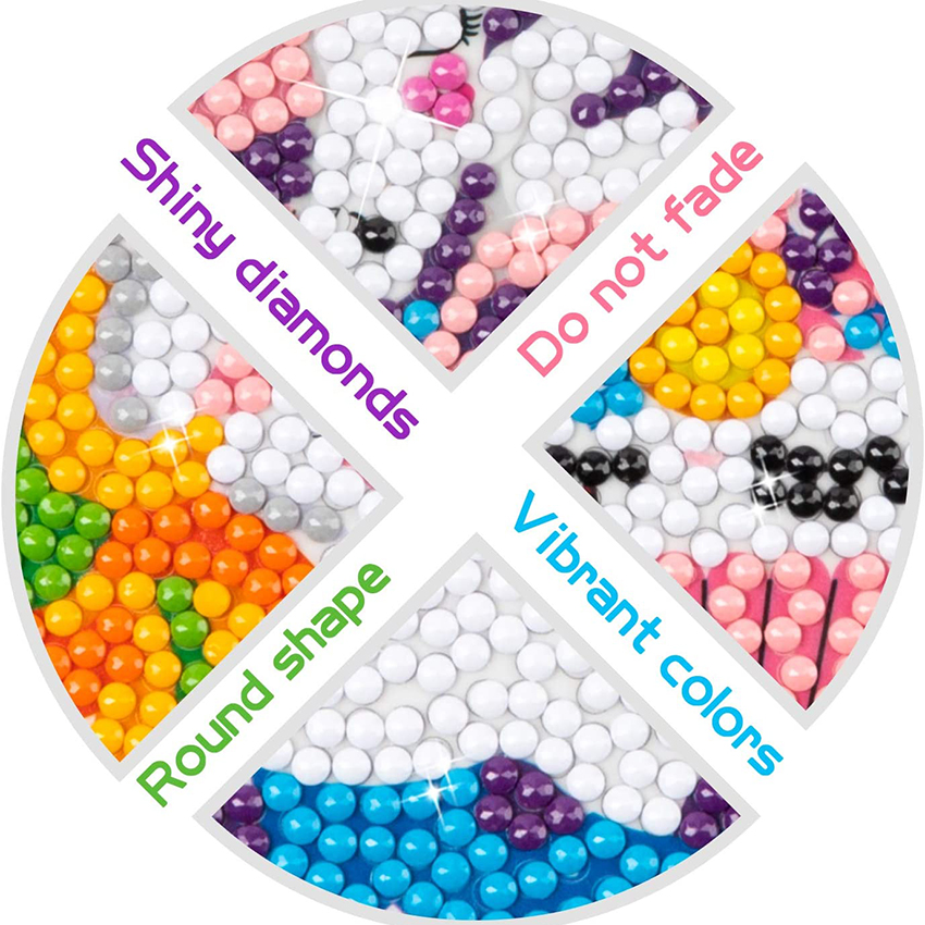 Diamond Painting Stickers 5D D - Resin Art For Kids 评论和价格