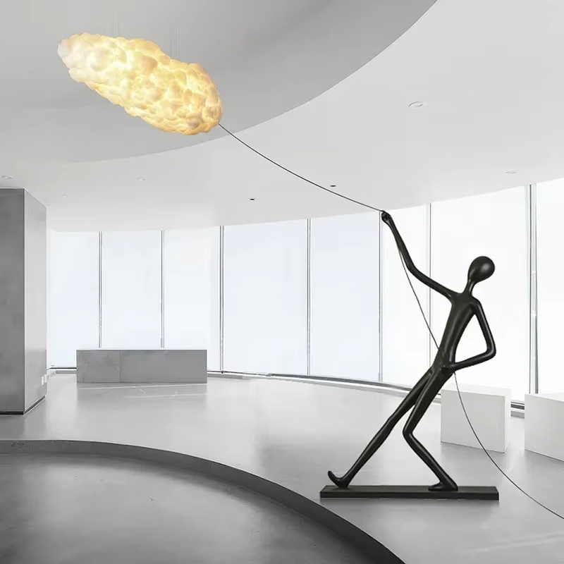 Character Sculpture Resin LED  - Resin Art On Floor 评论和价格