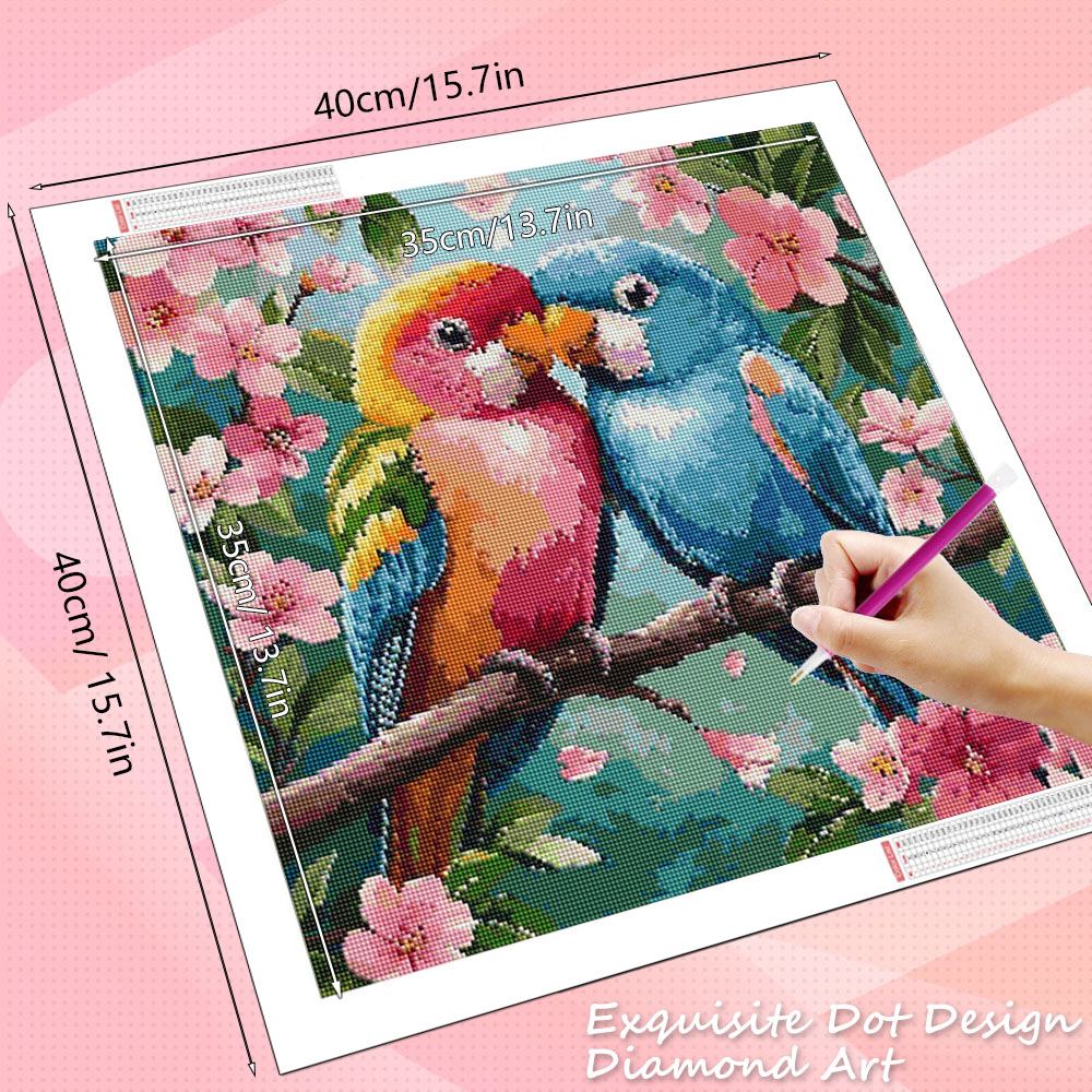 HUACAN Diamond Painting Bird F - Resin Art Rose 评论和价格