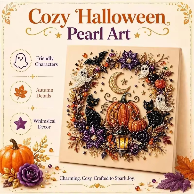 @Halloween Ghost Pearl Art Kit - Resin Art For Beginner 评论和价格