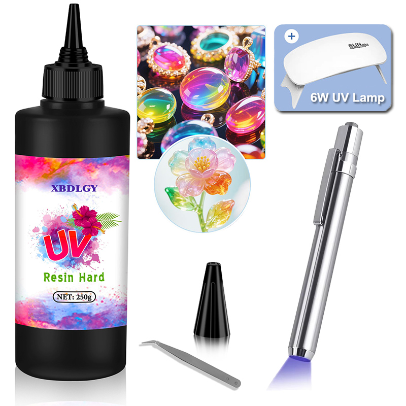 200g/250g/500g UV Resin Hard G - Resin Art Uv 评论和价格