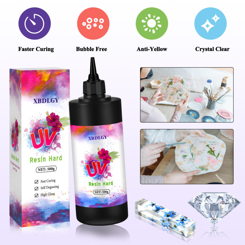 200g/250g/500g UV Resin Hard G - Resin Art Uv 评论和价格