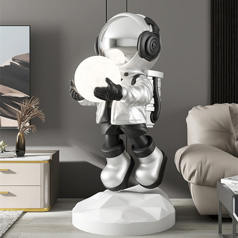 2026 Astronaut Floor Lamp Deco - Resin Art On Floor 评论和价格