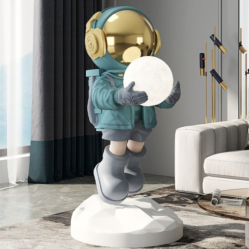 2026 Astronaut Floor Lamp Deco - Resin Art On Floor 评论和价格