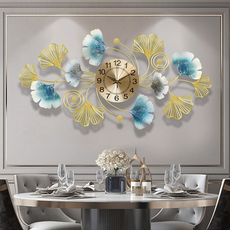 Simple Creative Metal Wall Clo - Resin Art Wall Clock 评论和价格