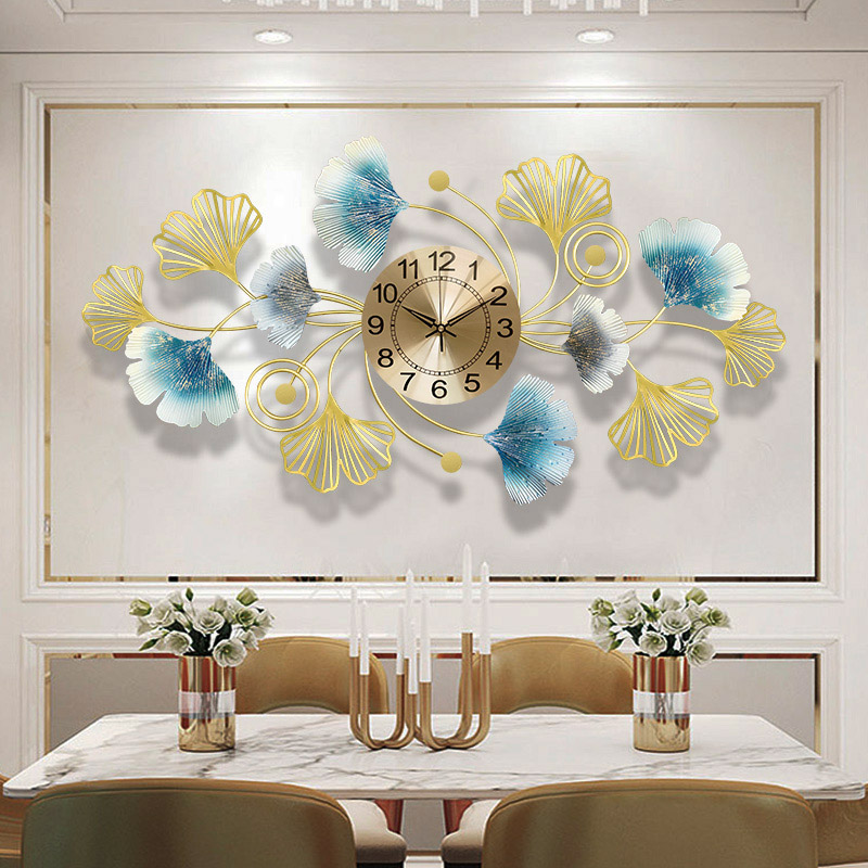Simple Creative Metal Wall Clo - Resin Art Wall Clock 评论和价格