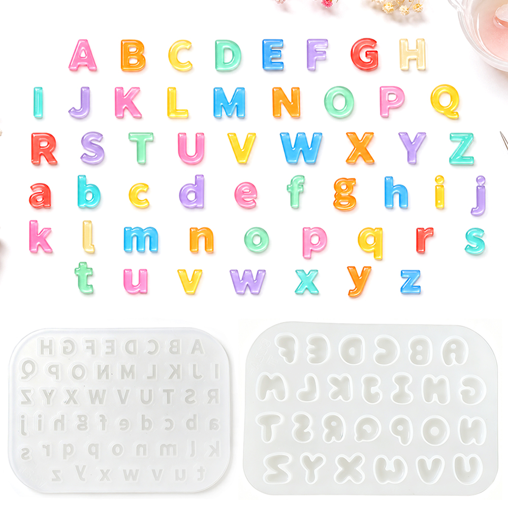 S0321 Mini Size Silicone Mold  - Resin Art Alphabet 评论和价格