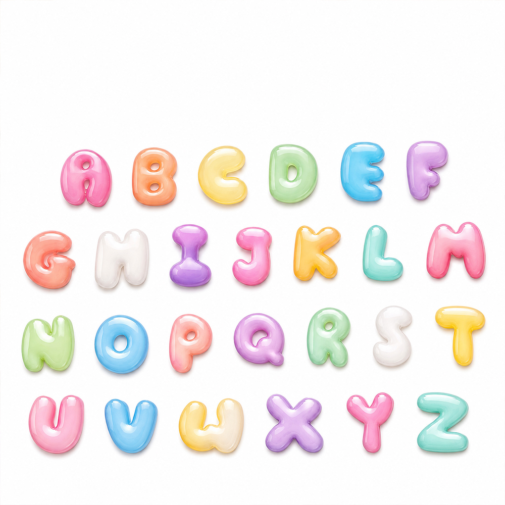 S0321 Mini Size Silicone Mold  - Resin Art Alphabet 评论和价格