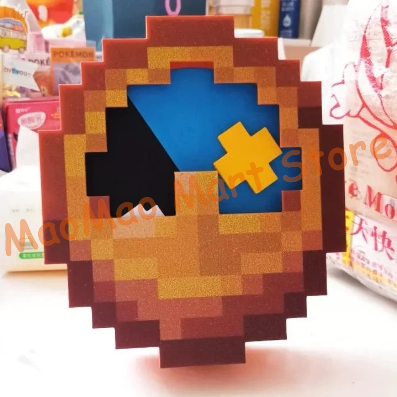 Chic Retro Pixel Art Style Sun - Resin Art Wall Clock 评论和价格