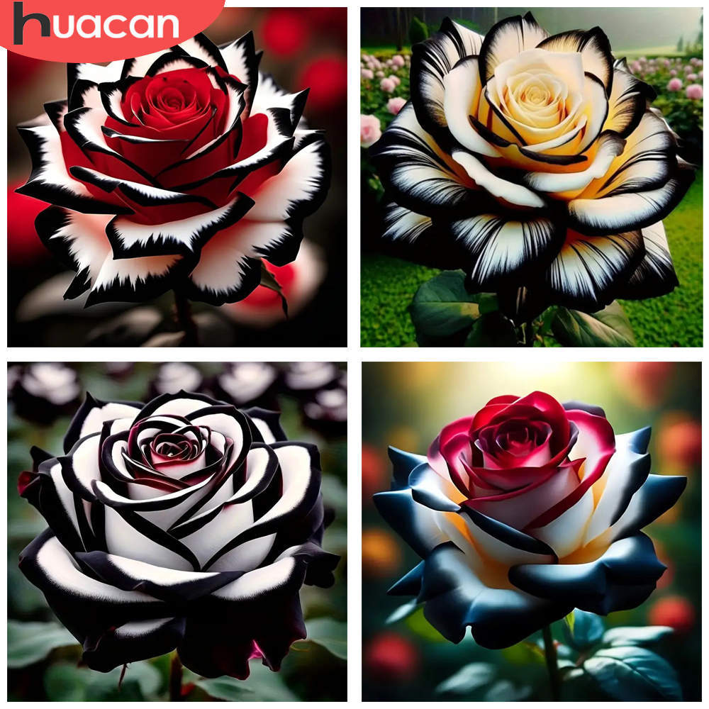 HUACAN 1pcs Diamond Painting R - Resin Art Rose Petals 评论和价格