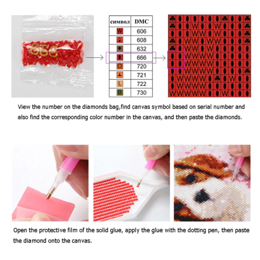 Shadow Leopard 5D Diy Diamond  - Resin Art For Beginner 评论和价格