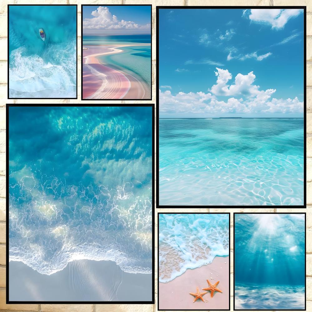 classic theme Beach Ocean Wave - Resin Art Beach Theme 评论和价格