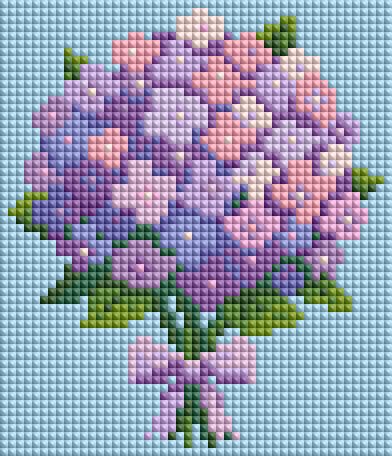 Minigem® Purple Hydrangea 5D D - Resin Art For Kids 评论和价格