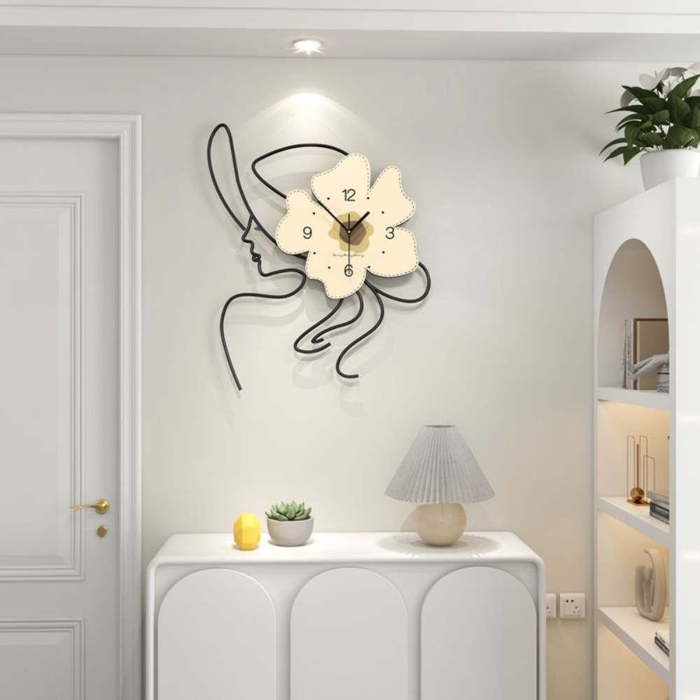 Living Room Large Wall Clock C - Resin Art Wall Clock 评论和价格