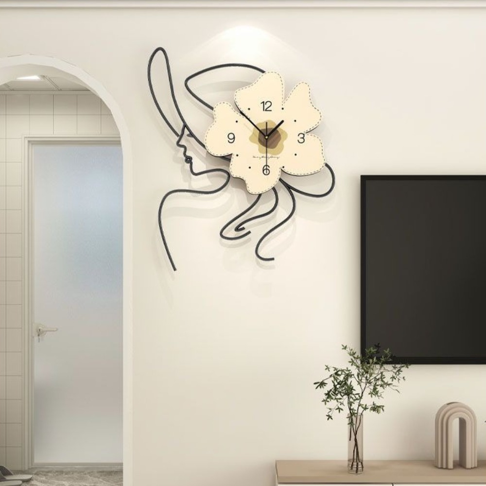 Living Room Large Wall Clock C - Resin Art Wall Clock 评论和价格
