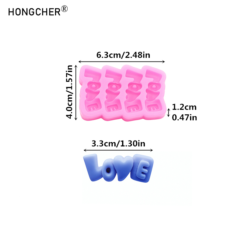LOVE Letters Silicone Mold DIY - Resin Art Alphabet 评论和价格