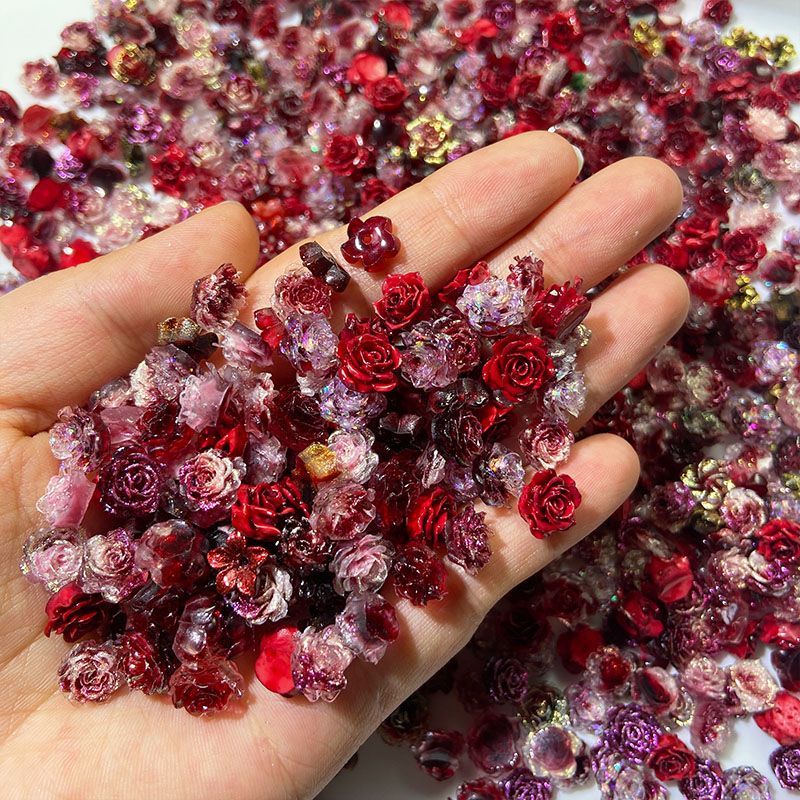 Mini Simulation Rose Bud 20/50 - Resin Art Rose Petals 评论和价格