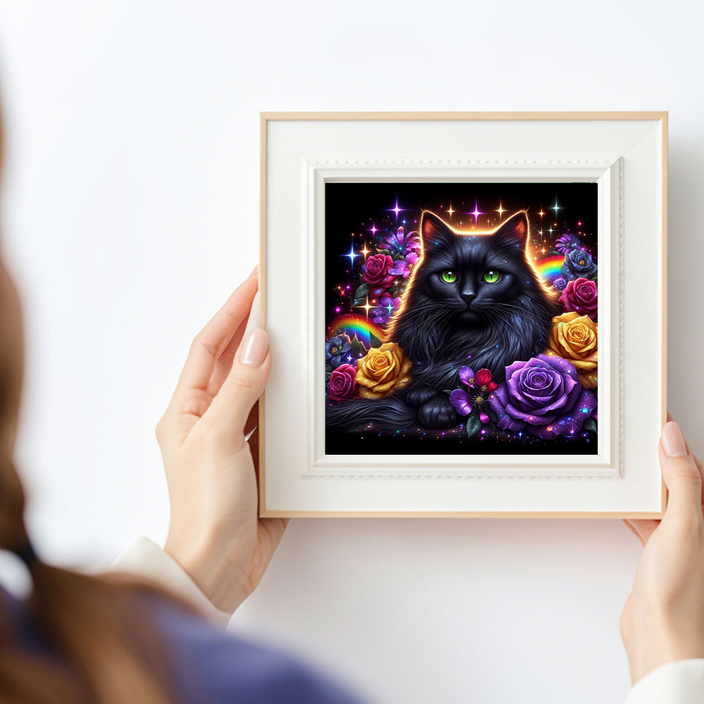 Frameless, Full Diamond Painti - Resin Art Rose 评论和价格