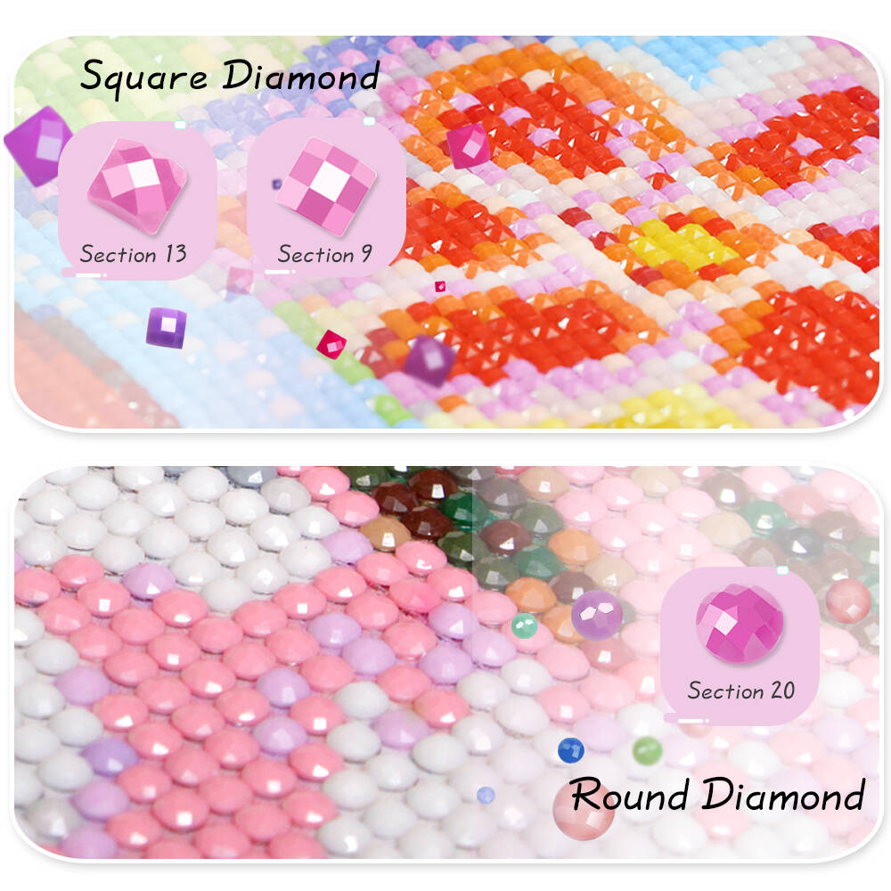 Frameless, Full Diamond Painti - Resin Art Rose 评论和价格
