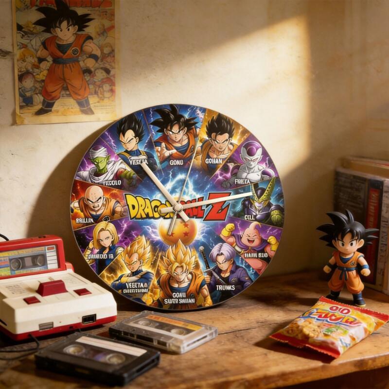 Dragon Ball Z Anime Round Wall - Resin Art Wall Clock 评论和价格