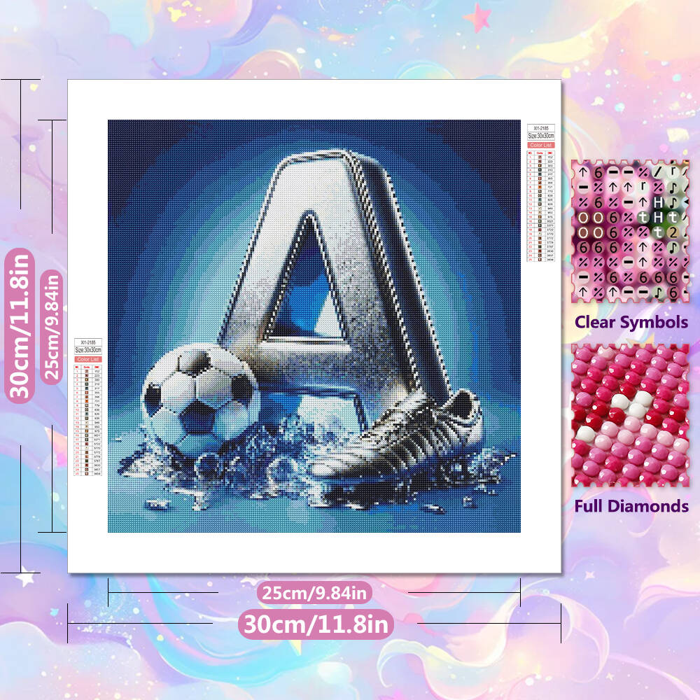 EverShine Diamond Mosaic Lette - Resin Art Alphabet 评论和价格