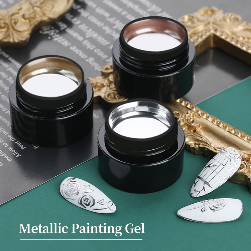 BORN PRETTY 5ml Metal Gel Nail - Resin Art Rose 评论和价格