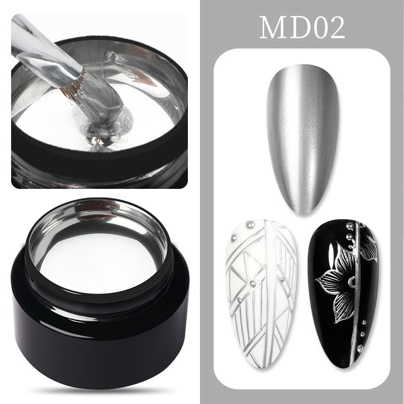 BORN PRETTY 5ml Metal Gel Nail - Resin Art Rose 评论和价格