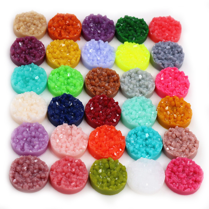 40pcs Resin Druzy Cabochons Do - Resin Art Store 评论和价格