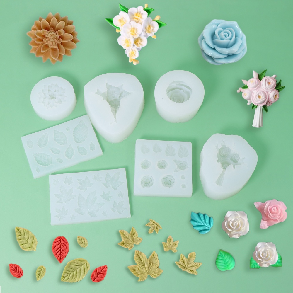 Rose Petal Silicone Soap Mold  - Resin Art Rose Petals 评论和价格