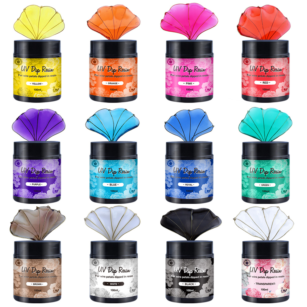 12 Colors UV Dipping Resin (Sp - Resin Art Uv 评论和价格