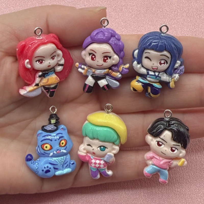 10pcs resin cartoon pendant, D - Resin Art Store 评论和价格