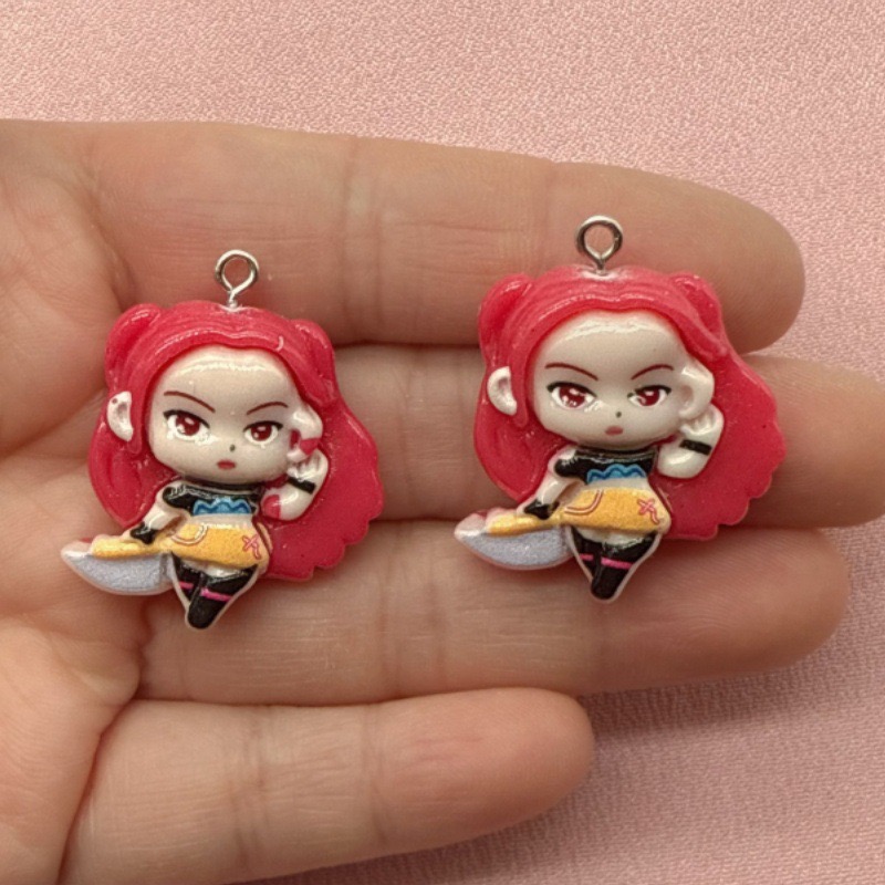 10pcs resin cartoon pendant, D - Resin Art Store 评论和价格
