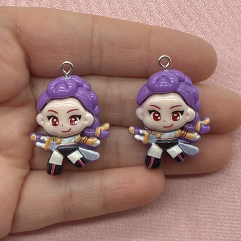 10pcs resin cartoon pendant, D - Resin Art Store 评论和价格