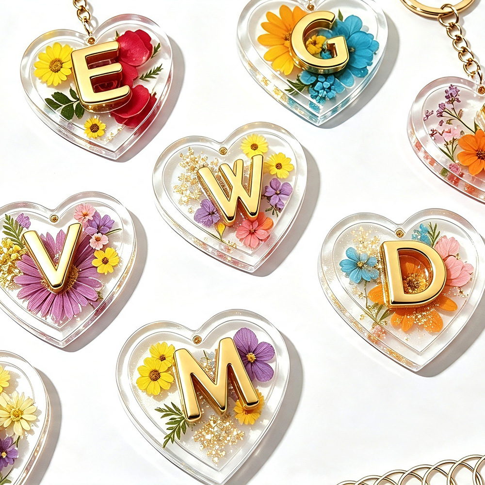 Complete 26 Letters & Heart Si - Resin Art Alphabet 评论和价格