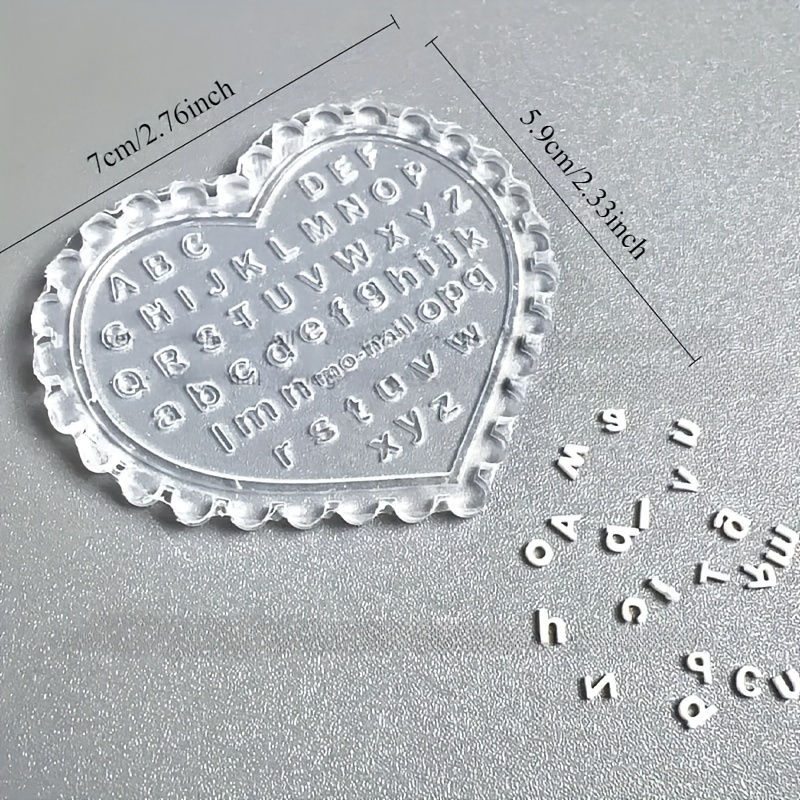 1pc Self-Made Nail Art Letter  - Resin Art Alphabet 评论和价格