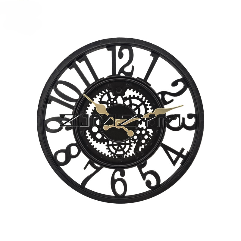 12 Inch Indoor/Outdoor Retro W - Resin Art Wall Clock 评论和价格