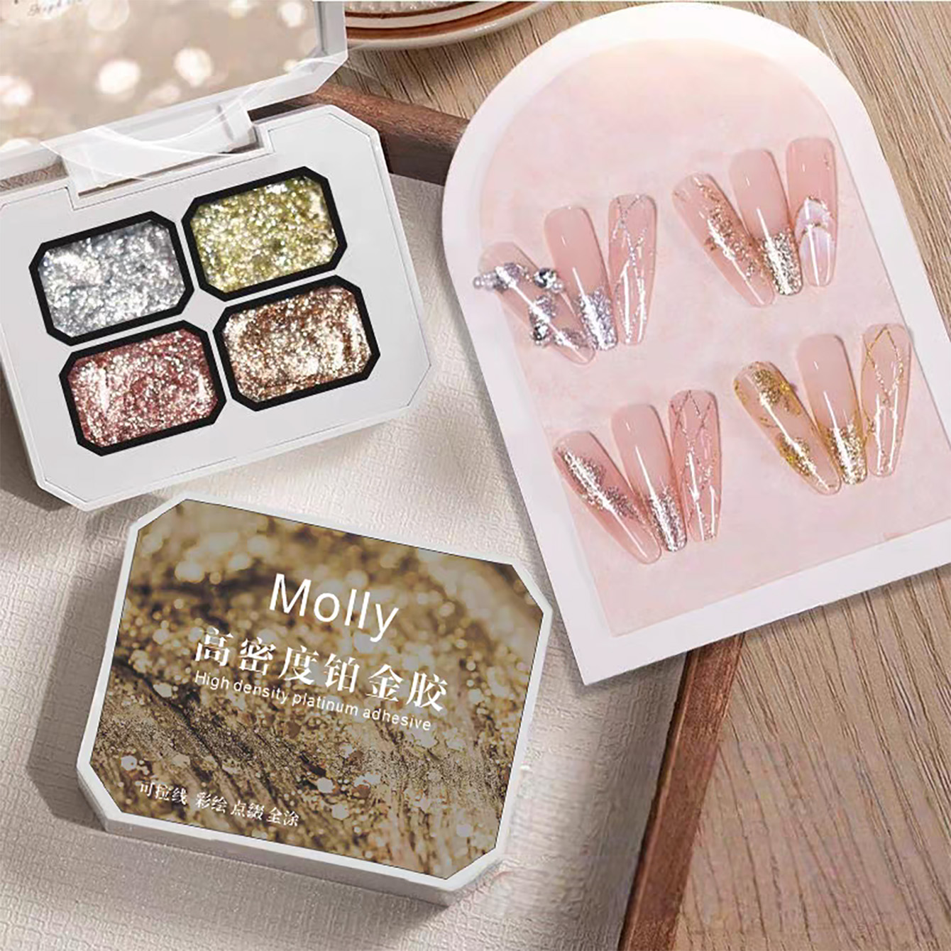 MIANEL Chunky Foil Platinum Na - Resin Art Rose 评论和价格
