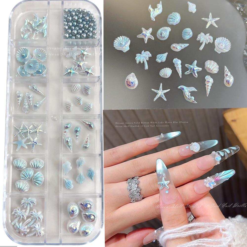 12Grids 3D Mixed Ocean Style N - Resin Art Beach Theme 评论和价格