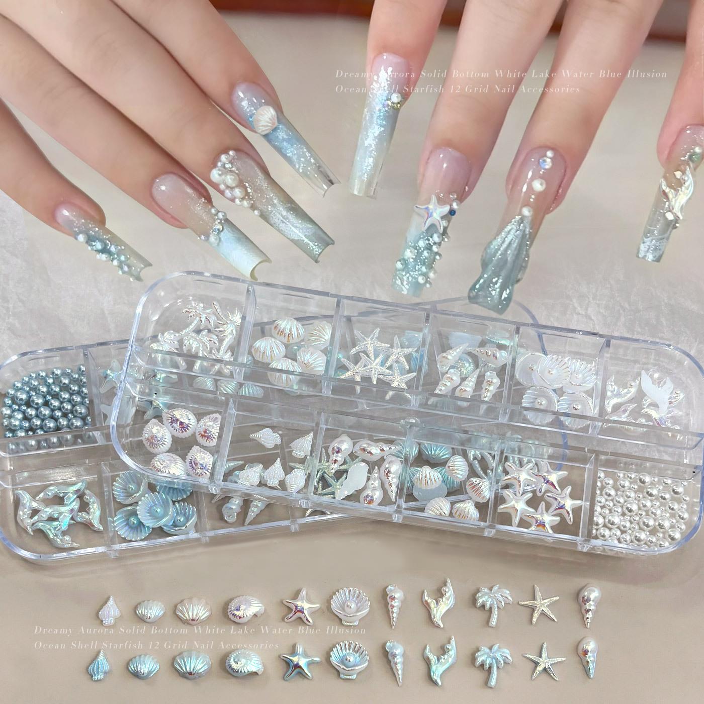 12Grids 3D Mixed Ocean Style N - Resin Art Beach Theme 评论和价格