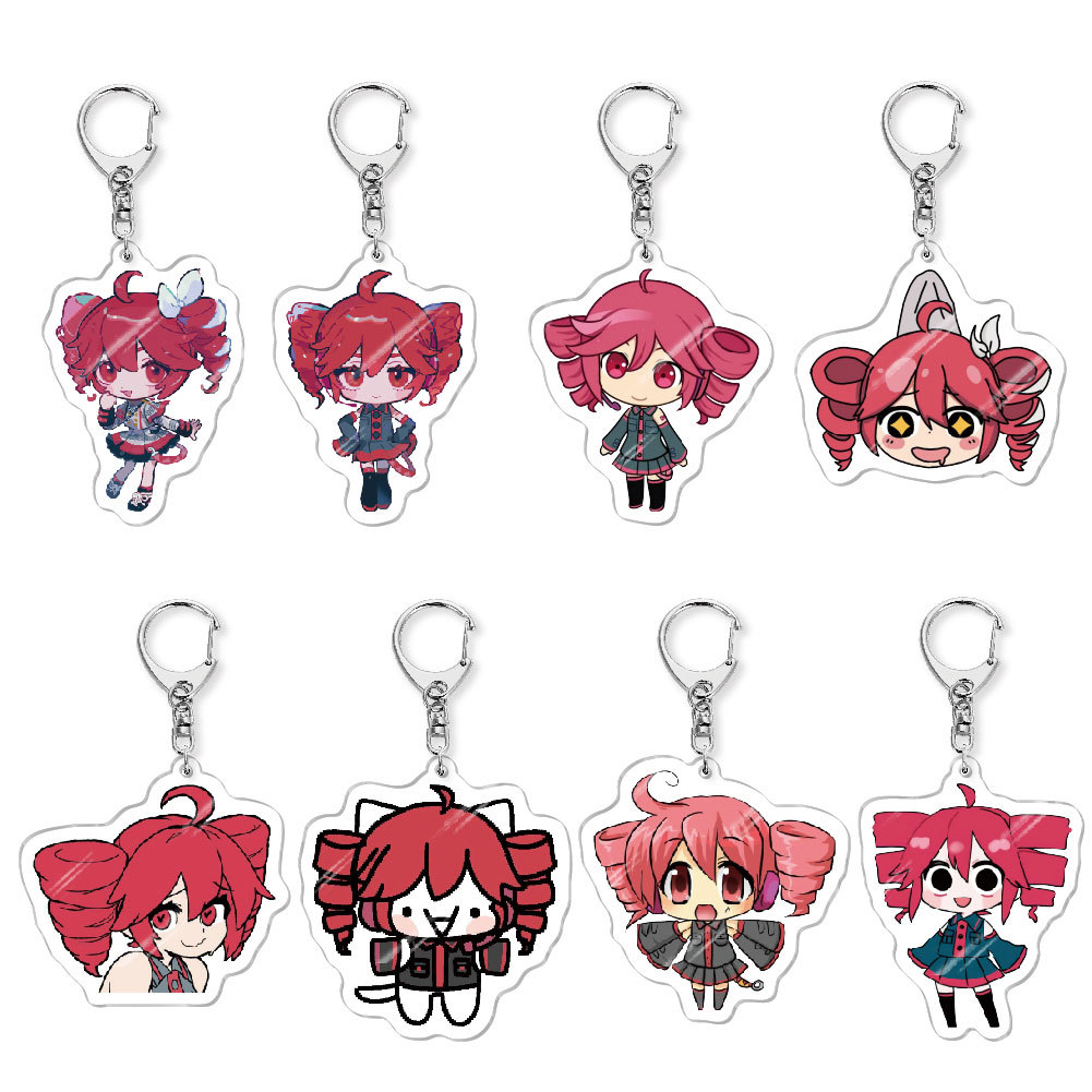 Kasane Teto‌ Plush Anime Keych - Resin Art Keychain 评论和价格