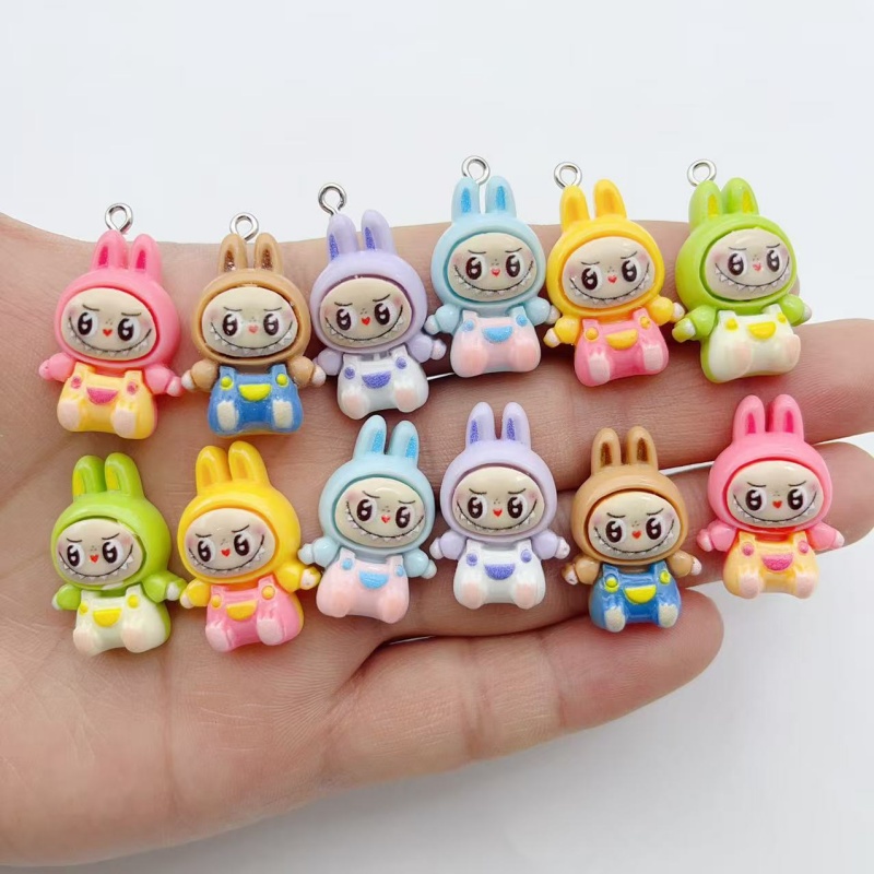 10Pcs Kawaii Rabbit Strawberry - Resin Art Store 评论和价格