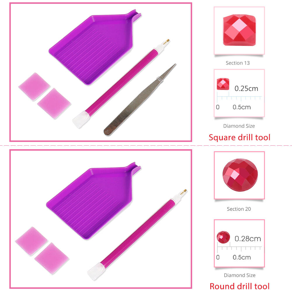 Frameless, 5D DIY Diamond Pain - Resin Art For Kids 评论和价格
